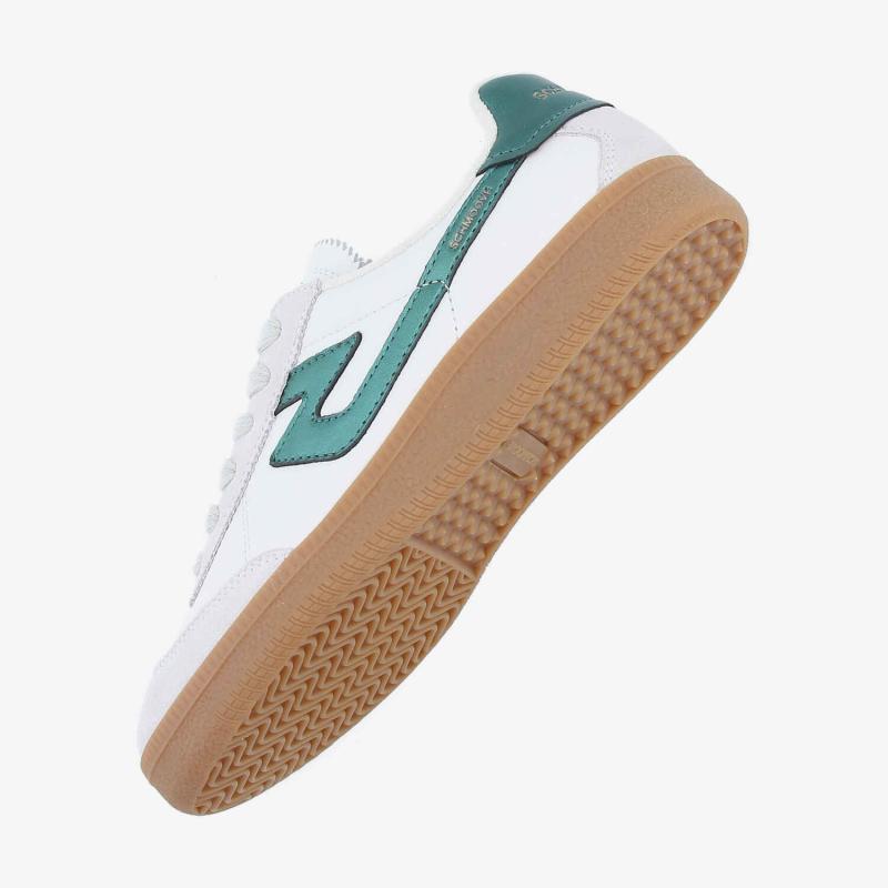 SHEFFIELD JOGGER W - NAP/SUEDE/METAL - BLANC/VERT